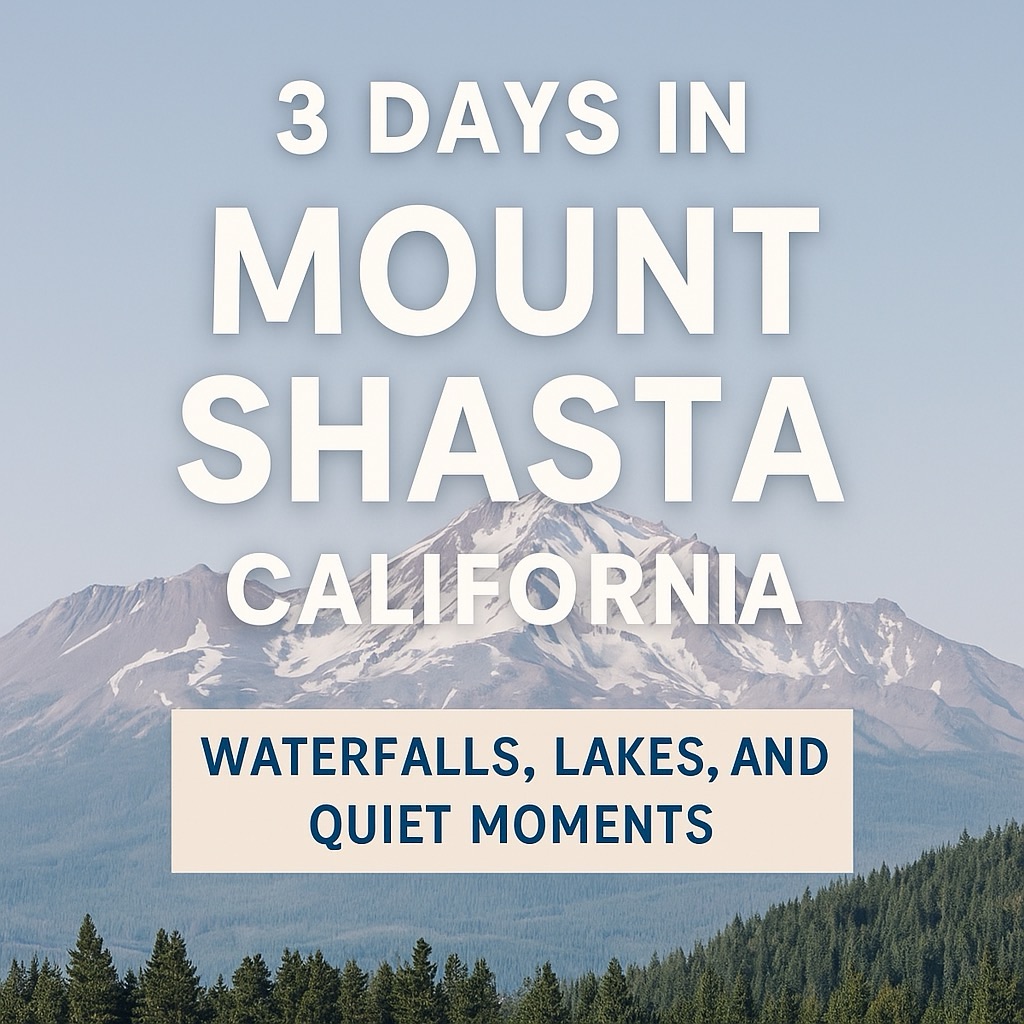 3 Days in Mount Shasta, California: Waterfalls, Lakes, and Quiet&nbsp;Moments